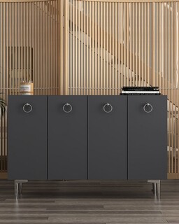 120x80x29.6 cm, Antracit;Argintiu