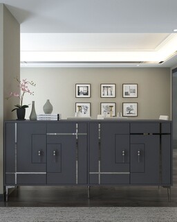 180x78.6x35 cm, Antracit;Argintiu