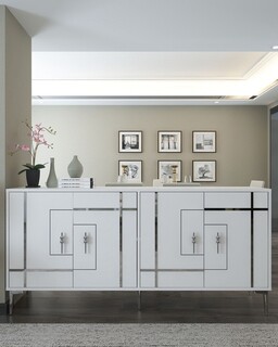 180x78.6x35 cm, Alb;Argintiu