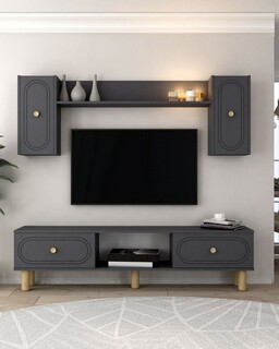 150x44.6x29.6 cm, Antracit