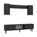 Comoda TV, Hanah Home, Polen Bohem, 150x44.6x29.6 cm, PAL , Antracit