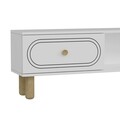 Comoda TV, Hanah Home, Polen Bohem, 150x44.6x29.6 cm, PAL , Alb
