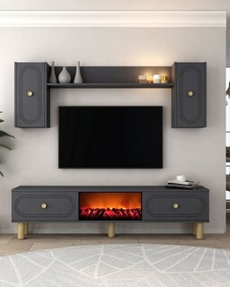 150x44.6x29.6 cm, Antracit