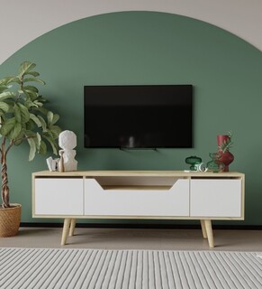 150x53x29.8 cm, Maro;Alb