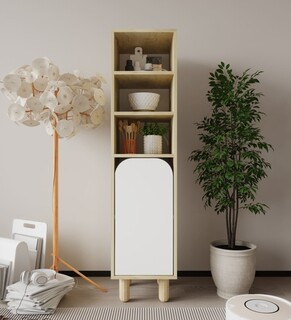 37x155x40 cm, Maro;Alb