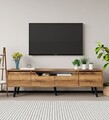 Comoda TV, Hanah Home, Roma 180, 180x48x29.8 cm, PAL, Maro