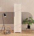 Dulap pentru haine, Hanah Home, Flora 47, 47x183x45 cm, PAL, Alb