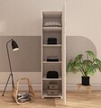 Dulap pentru haine, Hanah Home, Flora 47, 47x183x45 cm, PAL, Alb