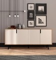 Consola, Hanah Home, Latina Modern 180, 180x80x45 cm, PAL, Stejar Safir / Alb
