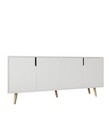 Consola, Hanah Home, Latina Modern 180, 180x80x45 cm, PAL, Alb