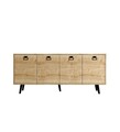 Consola, Hanah Home, Mirza Modern 180, 180x80x45 cm, PAL, Maro