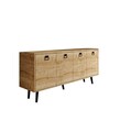 Consola, Hanah Home, Mirza Modern 180, 180x80x45 cm, PAL, Maro