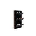 Pantofar, Hanah Home, Locking 3 Piece Metal, 50x103x15 cm, Metal, Negru
