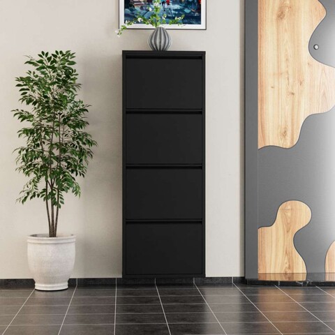 Pantofar, Hanah Home, 4 Piece Metal, 50x136x15 cm, Metal, Negru