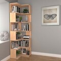 Corp biblioteca, Hanah Home, CPT4805-192, 55x192x27 cm, Placaj, Natural