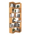 Corp biblioteca, Hanah Home, CPT4806-192, 55x192x27 cm, Placaj, Maro