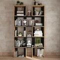Corp biblioteca, Hanah Home, CPT6011-200, Lemn, Natural / Negru