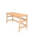 Set birou si biblioteca, Hanah Home, CPT4801-150, 55x192x27 cm, Placaj, Natural