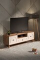 Comoda TV, Hanah Home, Mavora 150, 150x53x41 cm, PAL, Pin Atlantic / Alb