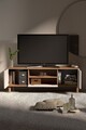 Comoda TV, Hanah Home, Bellora 180, 180x53x41 cm, PAL, Pin Atlantic / Alb