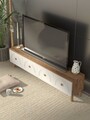 Comoda TV, Hanah Home, Mavora, 180x47x35 cm, PAL, Pin Atlantic / Alb
