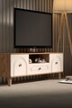 Comoda TV, Hanah Home, Serenta 180, 180x53x41 cm, PAL, Pin Atlantic / Alb