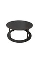 Masuta de cafea, Hanah Home, Hole Round, MDF , Negru