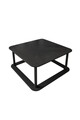 Masuta de cafea, Hanah Home, Hole Square, 70x38x70 cm, MDF , Negru