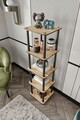 Corp biblioteca, Hanah Home, Bookcase 5 Tiers Square, 34x140x34 cm, MDF , Stejar