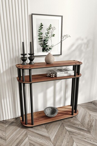 Dulap, Hanah Home, Cruise, 90x30x84 cm, MDF , Maro