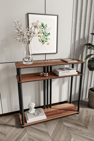 Dulap, Hanah Home, Garcia, 90x30x84 cm, MDF , Maro