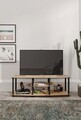Comoda TV, Hanah Home, Mesivo, 120x35x38 cm, MDF , Stejar