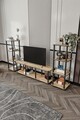 Comoda TV, Hanah Home, Grand, 188x106x34 cm, MDF , Stejar