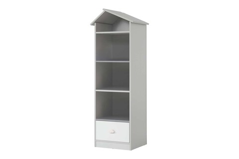 Corp biblioteca, Hanah Home, Ayder, 60x171x49 cm, PAL, Gri