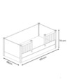 House Bed, Hanah Home, Tiffany, 199x76x98 cm, PAL, Maro
