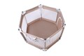 Piscina cu bile, Wallxpert, Ball Pitt, Plastic, Auriu