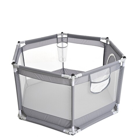 Piscina cu bile, Wallxpert, Ball Pitt, Plastic, Gri