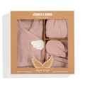 Newborn Baby Set (5 Pieces), Wallxpert, Angel Wings, Bumbac, Roz