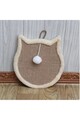 Jucărie pentru pisici din material textil, Paws & Whiskers, Kedi, Tesatura Welsoft, Crem