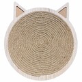 Covoraș de zgâriat pentru pisici, Paws & Whiskers, Mondle, Diametru interior: 26 cm, Bej