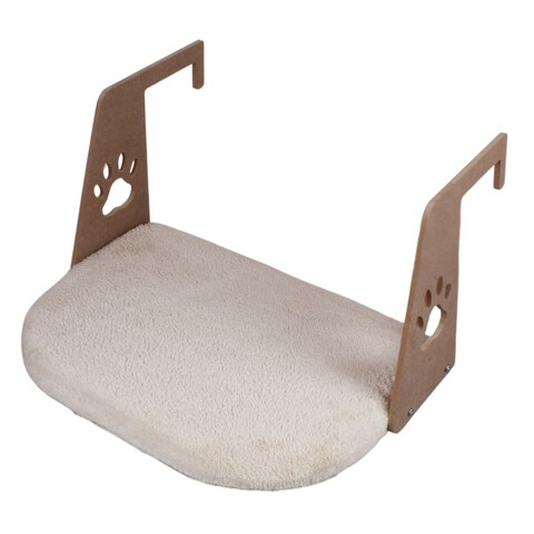 Pat pentru pisici, Paws & Whiskers, Riana, 100% WELSOFT FABRIC, Bej