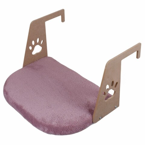 Pat pentru pisici, Paws & Whiskers, Riana, 100% WELSOFT FABRIC, Roz prafuit