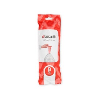 Alb, Set 20 saci, marimea B, 5 L