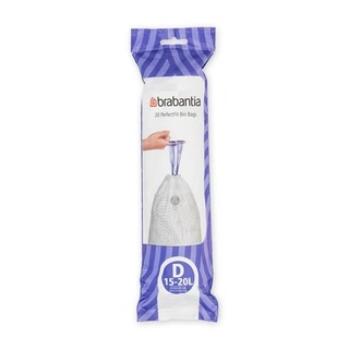 Alb, Set 20 saci, marimea D, 15-20 L