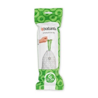 Alb, Set 20 saci, marimea G, 23-30 L
