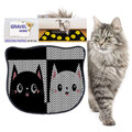 Covoras litiera pentru colectarea granulelor de nisip, Paws & Whiskers, Kdkafa0051, 50% PVC/50% poliester, Multicolor