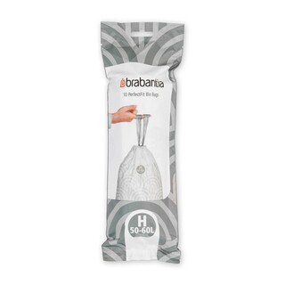 Alb, Set 10 saci, marimea H, 50-60 L