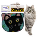 Covoras litiera pentru colectarea granulelor de nisip, Paws & Whiskers, Kdkafa0109, 50% PVC/50% poliester, Multicolor