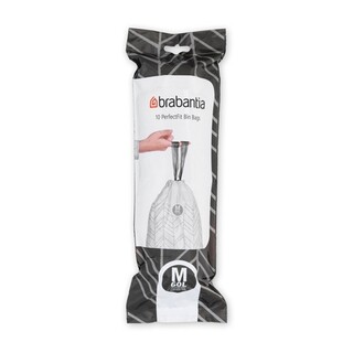 Alb, Set 10 saci, marimea M, 60 L