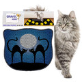Covoras litiera pentru colectarea granulelor de nisip, Paws & Whiskers, Kdkafa0227, 50% PVC/50% poliester, Multicolor